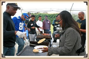 Bro McKinney Serving Flapjacks